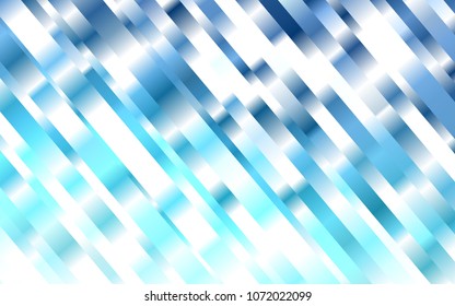 Dark BLUE vector template with repeated sticks. Decorative shining illustration with lines on abstract template. The pattern can be used for websites.