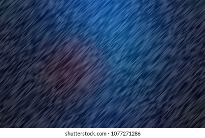Dark BLUE vector template with repeated sticks. Glitter abstract illustration with colored sticks. The template can be used as a background.