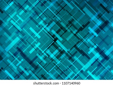 Dark BLUE vector template with repeated sticks. Modern geometrical abstract illustration with staves. The pattern can be used for busines ad, booklets, leaflets