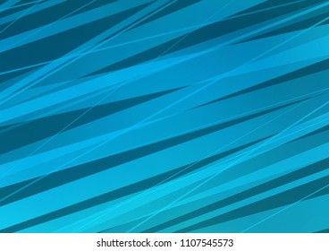 Dark BLUE vector template with repeated sticks. Decorative shining illustration with lines on abstract template. The pattern can be used as ads, poster, banner for commercial.