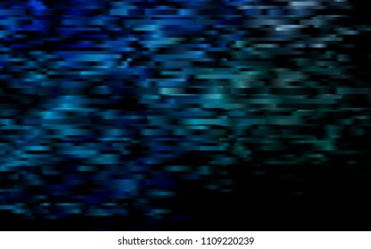Dark BLUE vector template with repeated sticks. Shining colored illustration with narrow lines. The pattern can be used for busines ad, booklets, leaflets