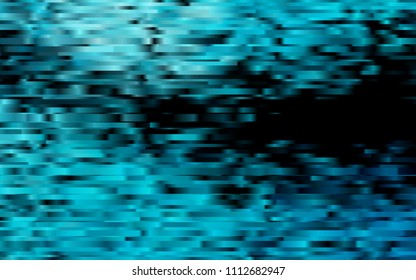 Dark BLUE vector template with repeated sticks. Blurred decorative design in simple style with lines. The template can be used as a background.