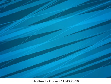 Dark BLUE vector template with repeated sticks. Lines on blurred abstract background with gradient. The pattern can be used as ads, poster, banner for commercial.