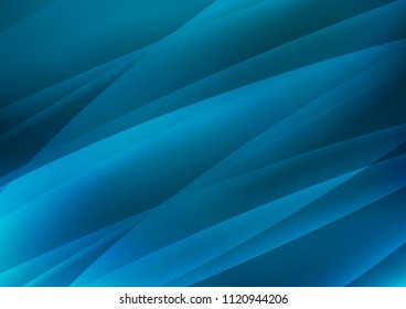 Dark BLUE vector template with repeated sticks. Lines on blurred abstract background with gradient. Smart design for your business advert.