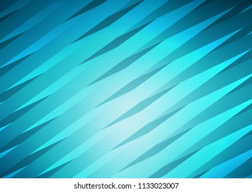 Dark BLUE vector template with repeated sticks. Lines on blurred abstract background with gradient. The pattern can be used for busines ad, booklets, leaflets