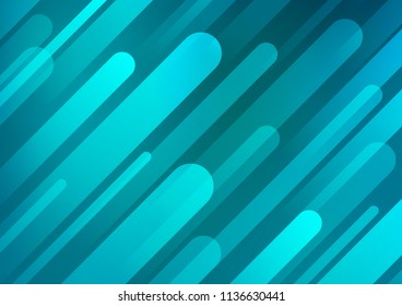 Dark BLUE vector template with repeated sticks. Decorative shining illustration with lines on abstract template. The pattern can be used as ads, poster, banner for commercial.