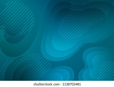 Dark BLUE vector template with repeated sticks. Blurred decorative design in simple style with lines. The template can be used as a background.