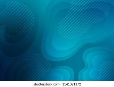 Dark BLUE vector template with repeated sticks. Blurred decorative design in simple style with lines. The pattern can be used for busines ad, booklets, leaflets