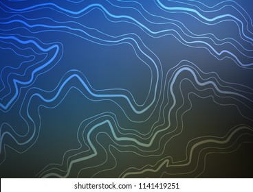Dark BLUE vector template with repeated sticks. Glitter abstract illustration with colored sticks. Best design for your ad, poster, banner.