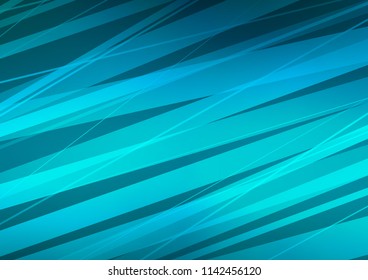 Dark BLUE vector template with repeated sticks. Blurred decorative design in simple style with lines. Best design for your ad, poster, banner.