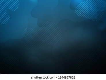 Dark BLUE vector template with repeated sticks. Blurred decorative design in simple style with lines. The pattern can be used as ads, poster, banner for commercial.