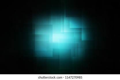 Dark BLUE vector template with repeated sticks. Glitter abstract illustration with colored sticks. Pattern for your busines websites.
