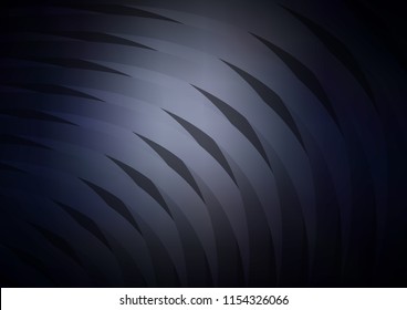 Dark BLUE vector template with repeated sticks. Shining colored illustration with narrow lines. The pattern can be used as ads, poster, banner for commercial.