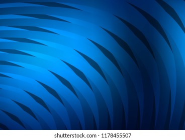 Dark BLUE vector template with repeated sticks. Modern geometrical abstract illustration with staves. Smart design for your business advert.