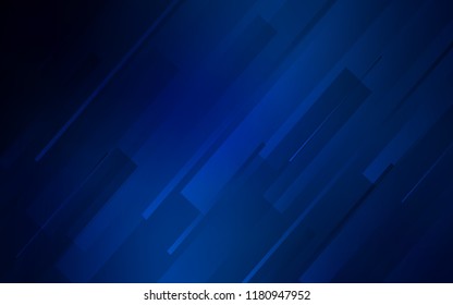Dark BLUE vector template with repeated sticks. Blurred decorative design in simple style with lines. Best design for your ad, poster, banner.