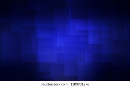 Dark BLUE vector template with repeated sticks. Blurred decorative design in simple style with lines. Pattern for your busines websites.