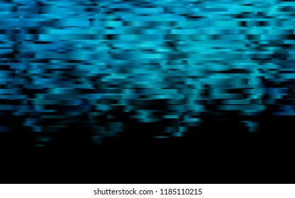 Dark BLUE vector template with repeated sticks. Modern geometrical abstract illustration with staves. The pattern can be used as ads, poster, banner for commercial.