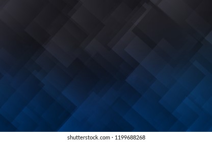 Dark BLUE vector template with repeated sticks. Blurred decorative design in simple style with lines. The pattern for ad, booklets, leaflets.