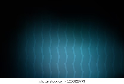 Dark BLUE vector template with repeated sticks. Decorative shining illustration with lines on abstract template. Smart design for your business advert.