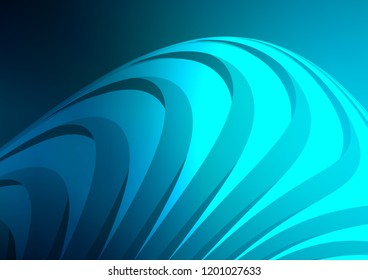 Dark BLUE vector template with repeated sticks. Lines on blurred abstract background with gradient. The pattern can be used for websites.