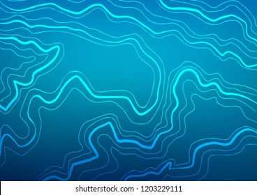 Dark BLUE vector template with repeated sticks. Decorative shining illustration with lines on abstract template. Smart design for your business advert.