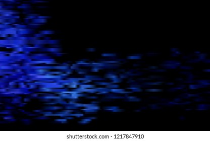 Dark BLUE vector template with repeated sticks. Lines on blurred abstract background with gradient. The pattern can be used for busines ad, booklets, leaflets