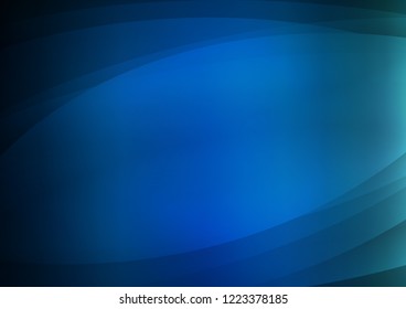 Dark BLUE vector template with repeated sticks. Lines on blurred abstract background with gradient. The pattern can be used as ads, poster, banner for commercial.
