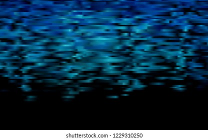 Dark BLUE vector template with repeated sticks. Modern geometrical abstract illustration with staves. The pattern can be used for busines ad, booklets, leaflets