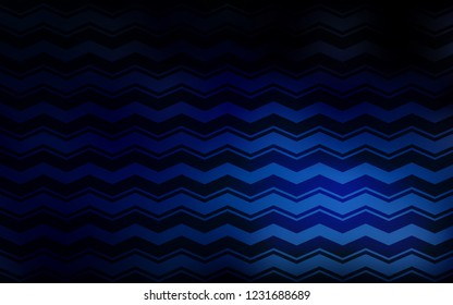 Dark BLUE vector template with repeated sticks. Glitter abstract illustration with colorful sticks. Smart design for your business advert.