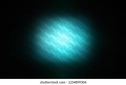 Dark BLUE vector template with repeated sticks. Shining colored illustration with sharp stripes. Pattern for your busines websites.