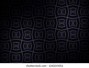 Dark BLUE vector template with repeated sticks. Lines on blurred abstract background with gradient. Pattern for business booklets, leaflets.