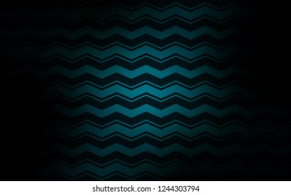 Dark BLUE vector template with repeated sticks. Blurred decorative design in simple style with lines. Smart design for your business advert.