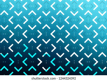 Dark BLUE vector template with repeated sticks. Shining colored illustration with narrow lines. Smart design for your business advert.