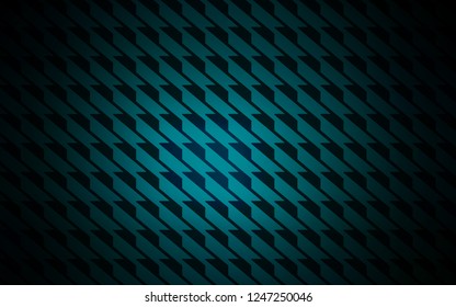 Dark BLUE vector template with repeated sticks. Shining colored illustration with sharp stripes. Pattern for your busines websites.