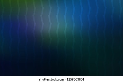 Dark BLUE vector template with repeated sticks. Modern geometrical abstract illustration with Lines. Pattern for your busines websites.