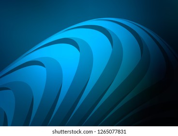 Dark BLUE vector template with repeated sticks. Blurred decorative design in simple style with lines. The template can be used as a background.