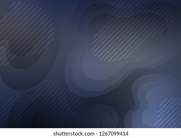Dark BLUE vector template with repeated sticks. Modern geometrical abstract illustration with staves. The pattern can be used for websites.