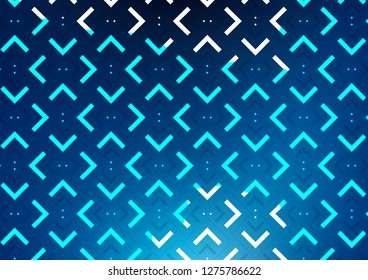 Dark BLUE vector template with repeated sticks. Modern geometrical abstract illustration with staves. The pattern can be used for websites.