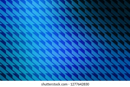 Dark BLUE vector template with repeated sticks. Modern geometrical abstract illustration with Lines. Template for your beautiful backgrounds.