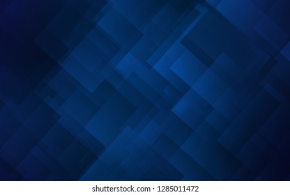 Dark BLUE vector template with repeated sticks. Lines on blurred abstract background with gradient. Smart design for your business advert.