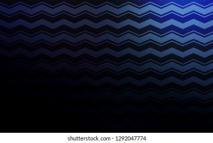 Dark BLUE vector template with repeated sticks. Blurred decorative design in simple style with lines. Pattern for your busines websites.