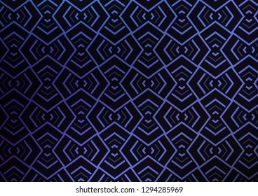 Dark BLUE vector template with repeated sticks. Shining colored illustration with narrow lines. Best design for your ad, poster, banner.