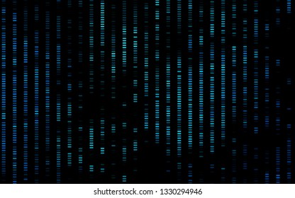 Dark BLUE vector template with repeated sticks. Blurred decorative design in simple style with lines. Best design for your ad, poster, banner.