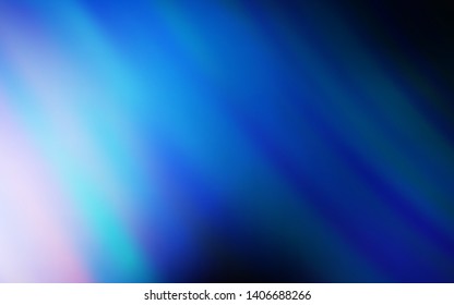 Dark BLUE vector template with repeated sticks. Colorful shining illustration with lines on abstract template. Best design for your ad, poster, banner.