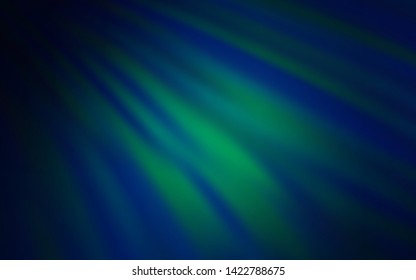 Dark BLUE vector template with repeated sticks. Colorful shining illustration with lines on abstract template. Template for your beautiful backgrounds.