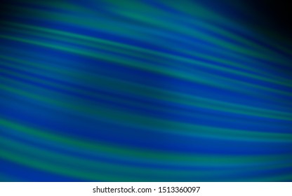 Dark BLUE vector template with repeated sticks. Modern geometrical abstract illustration with Lines. Template for your beautiful backgrounds.