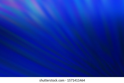 Dark BLUE vector template with repeated sticks. Blurred decorative design in simple style with lines. Pattern for ad, booklets, leaflets.