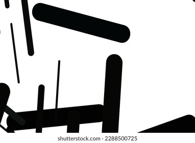 Dark blue vector template with repeated sticks. Decorative shining illustration with lines on abstract template. Best design for your ad, poster, banner.