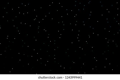 Dark BLUE vector template with sky stars. Shining colored illustration with stars. Best design for your ad, poster, banner.