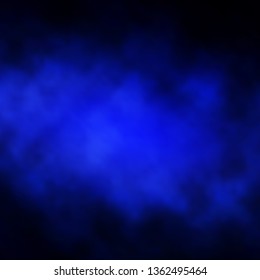Dark BLUE vector template with sky, clouds. Abstract illustration with colorful gradient clouds. Template for landing pages.